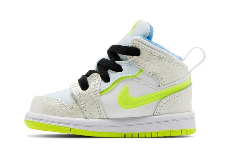 Кроссовки Air Jordan 1 Mid SE TD 'Warped Swoosh'