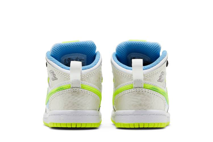 Кроссовки Air Jordan 1 Mid SE TD 'Warped Swoosh'