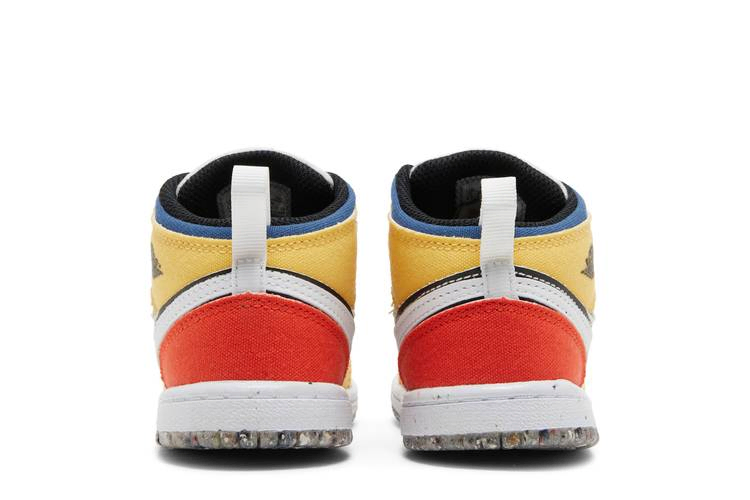 Кроссовки Air Jordan 1 Mid SE TD 'Multi-Color Canvas'