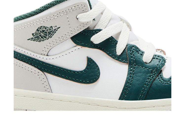 Кроссовки Air Jordan 1 Mid SE TD 'Oxidized Green'