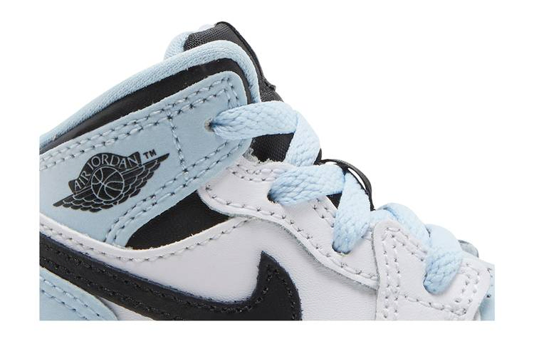 Кроссовки Air Jordan 1 Mid SE TD 'White Ice Blue'