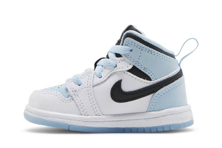 Кроссовки Air Jordan 1 Mid SE TD 'White Ice Blue'