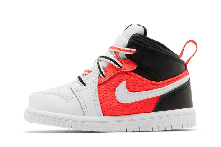 Кроссовки Air Jordan 1 Mid SE TD 'White Infrared'