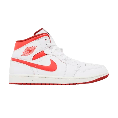 Air Jordan 1 Mid SE 'White Dune Red'