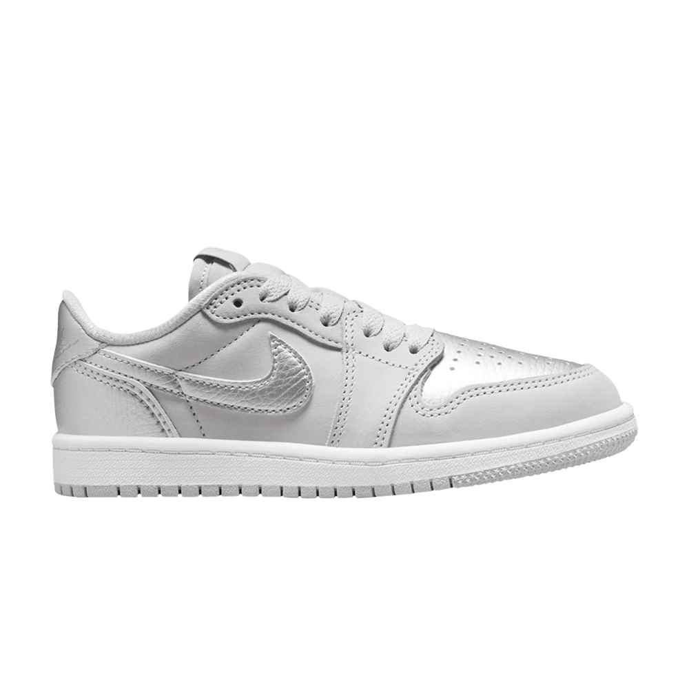 Кроссовки Air Jordan 1 Retro Low OG PS 'Metallic Silver'