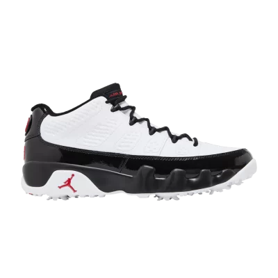 Air Jordan 9 Low Golf 'White Black True Red'