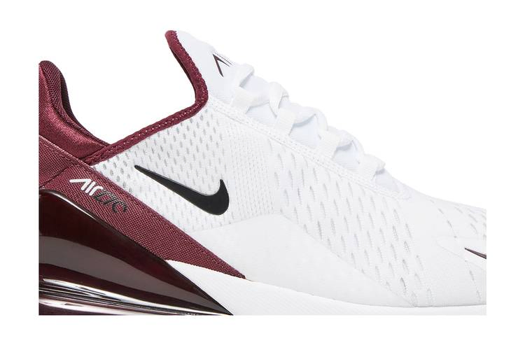 Кроссовки Nike Air Max 270 'White Night Maroon'