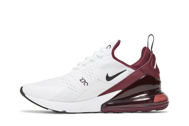 Кроссовки Nike Air Max 270 'White Night Maroon'