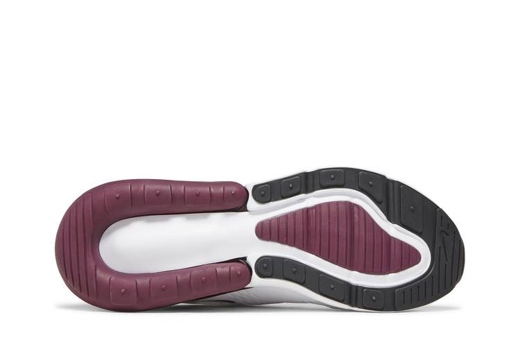 Кроссовки Nike Air Max 270 'White Night Maroon'