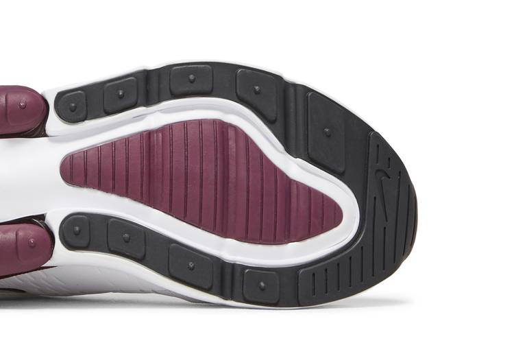 Кроссовки Nike Air Max 270 'White Night Maroon'