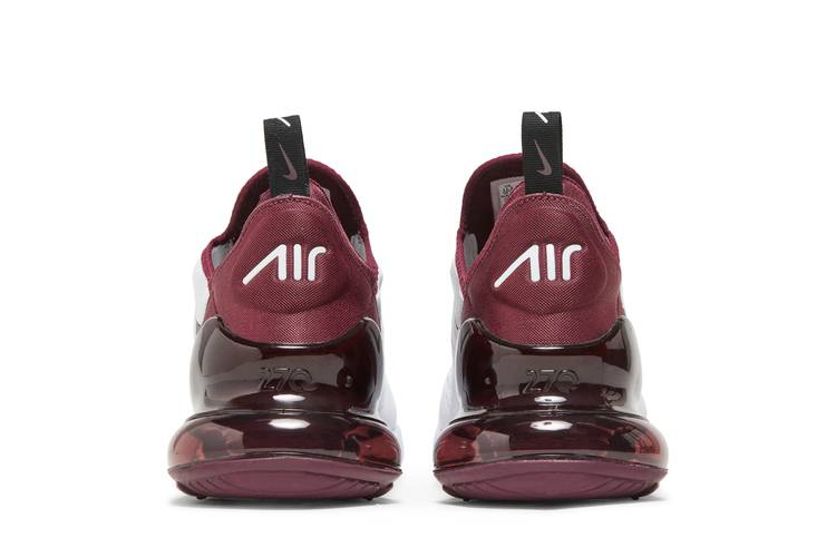 Кроссовки Nike Air Max 270 'White Night Maroon'