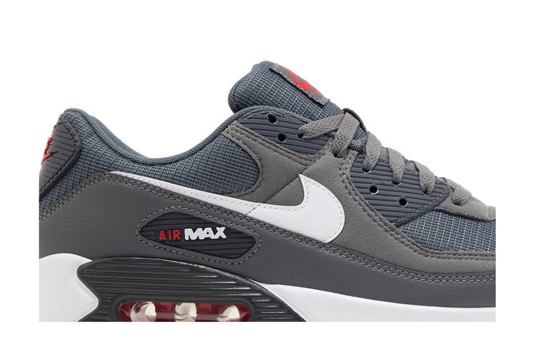 Кроссовки Nike Air Max 90 'Iron Grey University Red'