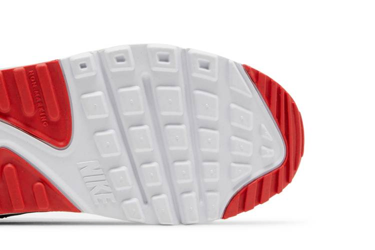 Кроссовки Nike Air Max 90 Leather GS 'Obsidian Track Red'