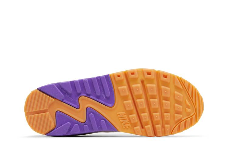 Кроссовки Nike Air Max 90 Leather GS 'White Action Grape'