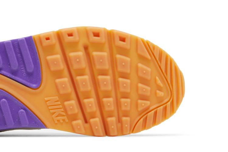 Кроссовки Nike Air Max 90 Leather GS 'White Action Grape'