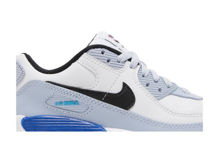 Кроссовки Nike Air Max 90 Leather GS 'White Blue Whisper'