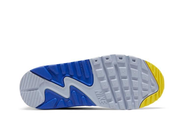 Кроссовки Nike Air Max 90 Leather GS 'White Blue Whisper'