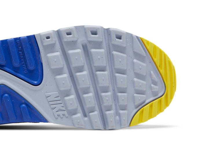 Кроссовки Nike Air Max 90 Leather GS 'White Blue Whisper'