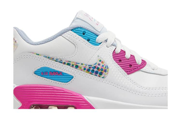 Кроссовки Nike Air Max 90 Leather SE GS 'Bright Colors!'