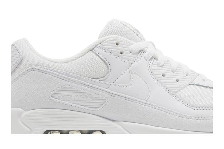 Кроссовки Nike Air Max 90 Premium 'White Metallic Silver'