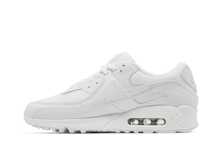 Кроссовки Nike Air Max 90 Premium 'White Metallic Silver'