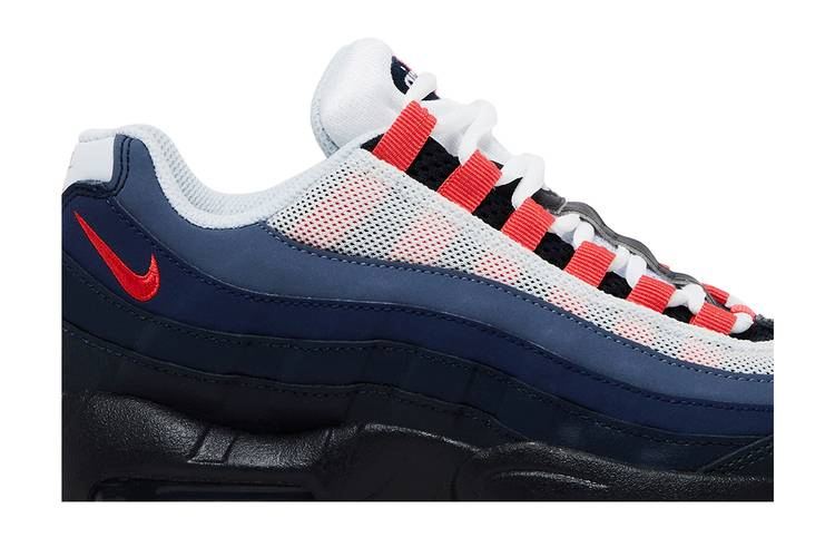 Nike Air Max 95 Recraft GS Dark Obsidian Track Red CJ3906 404