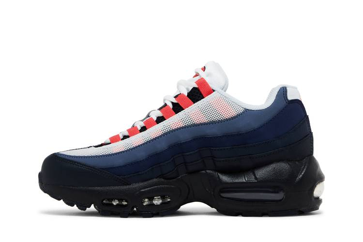 Nike air max 95 blue red hotsell