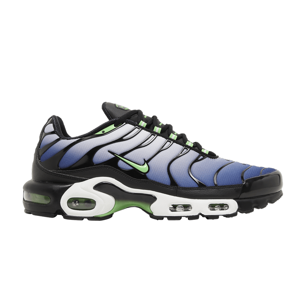 Air max plus green and black best sale