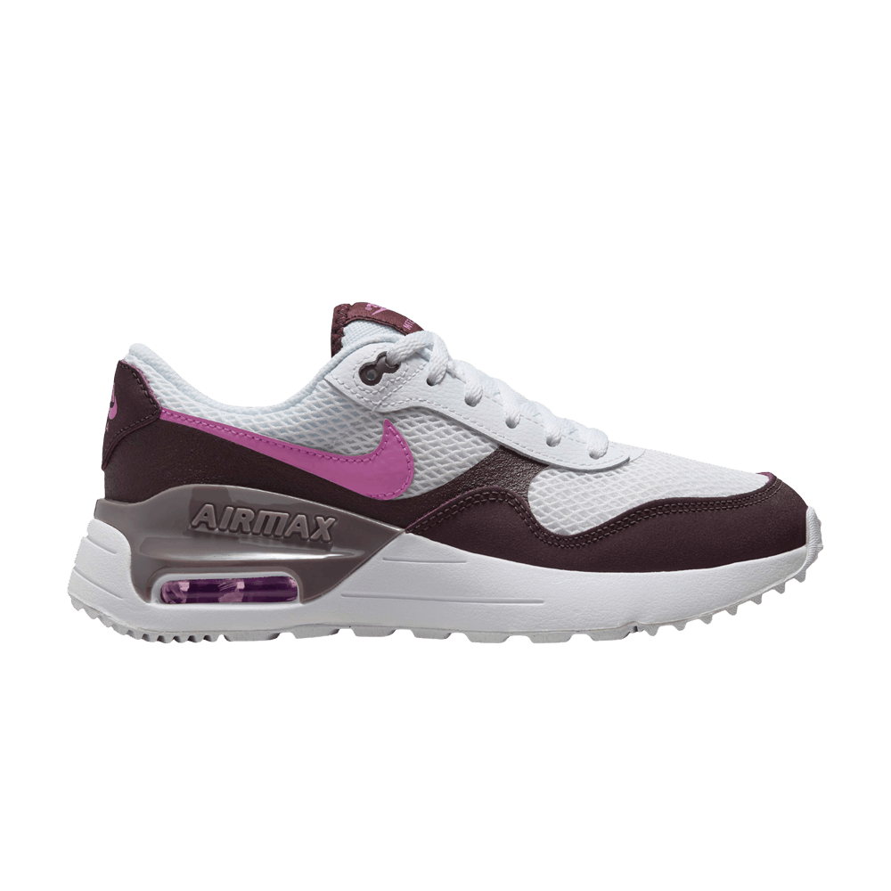 Nike Air Max SYSTM GS White Burgundy Crush Pink DQ0284 116