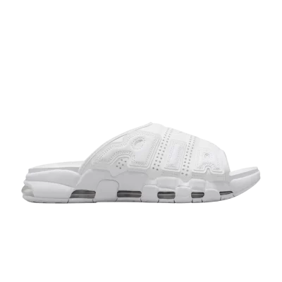 Nike Air More Uptempo Slide 'Triple White'