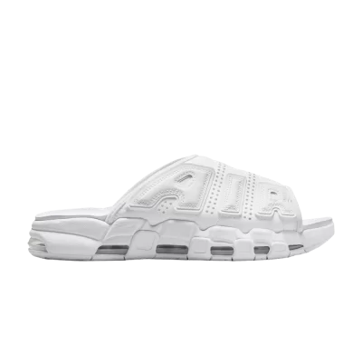 Nike Air More Uptempo Slide 'Triple White'