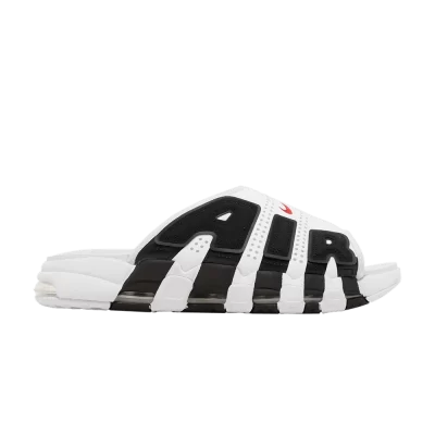 Nike Air More Uptempo Slide 'White Black Red'