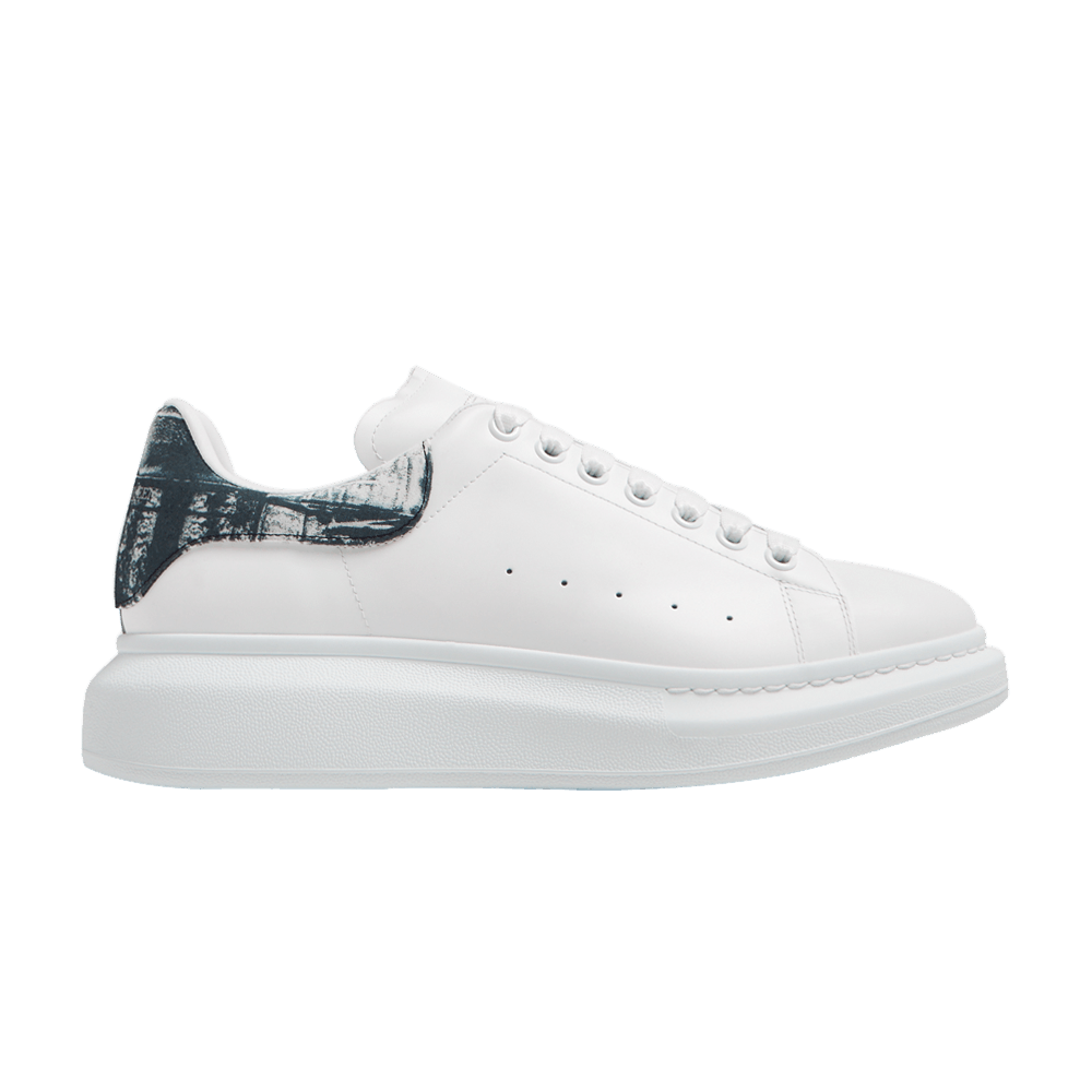Кроссовки Alexander McQueen Oversized Sneaker 'White Textured Black'