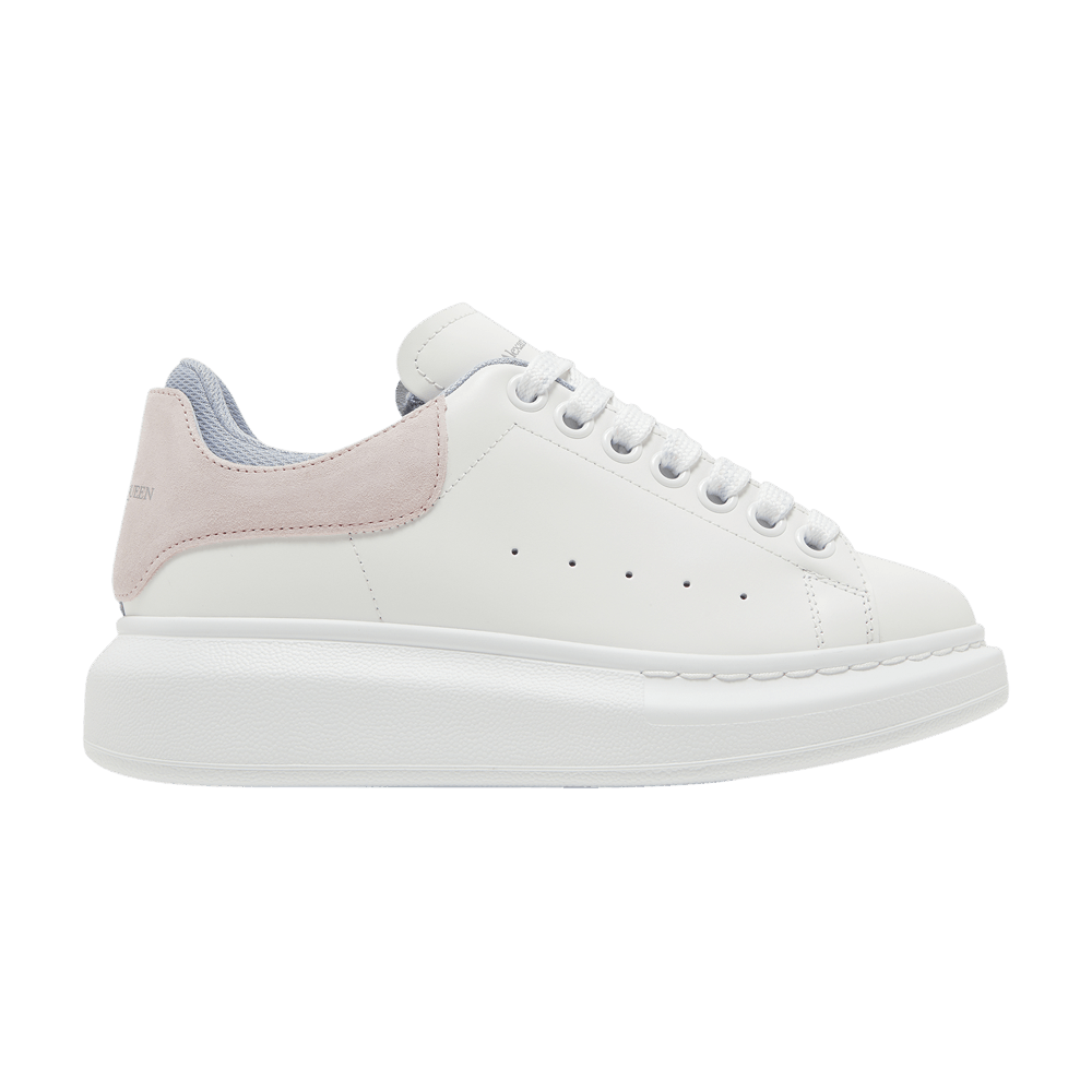 Кроссовки Alexander McQueen Wmns Oversized Sneaker 'Double Heel Tab - White Pastel Pink'