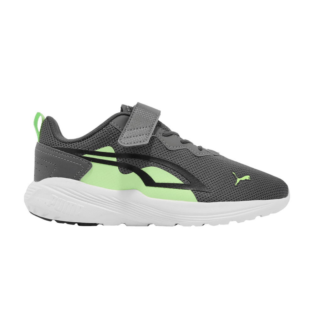 Puma All Day Active AC Jr Grey Fizzy Lime 387387 12