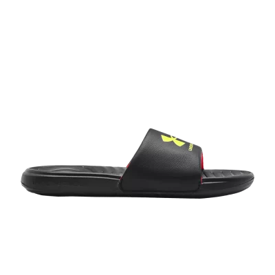 Under Armour Ansa Fixed Slide GS 'Black Yellow Ray'