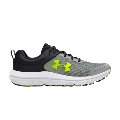 Under Armour Assert 10 AC GS 'Mod Grey High Vis Yellow'