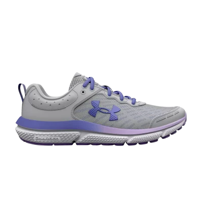 Under Armour Assert 10 AC GS 'Mod Grey Nebula Purple'