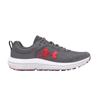 Under Armour Assert 10 AC GS 'Titan Grey Racer Red'