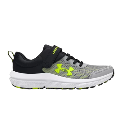 Under Armour Assert 10 AC PS Wide 'Mod Grey High Vis Yellow'