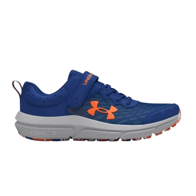 Under Armour Assert 10 AC PS Wide 'Tech Blue Orange Blast'