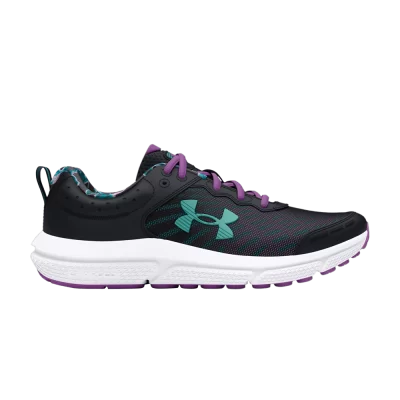 Under Armour Assert 10 Printed GS 'Black Provence Purple'