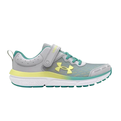 Under Armour Assert 10 PS 'Halo Grey Radial Turquoise'