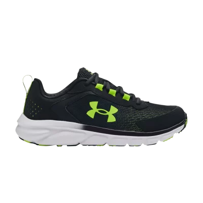 Under Armour Assert 9 GS 'Black Lime'