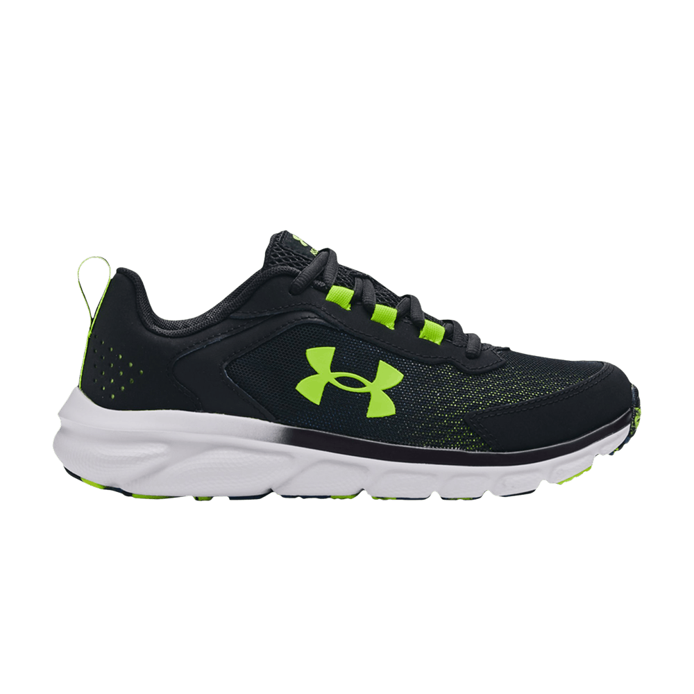 Кроссовки Under Armour Assert 9 GS 'Black Lime'