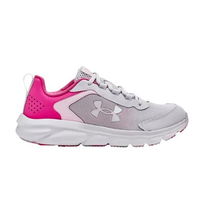 Under Armour Assert 9 GS 'Halo Grey Rebel Pink'