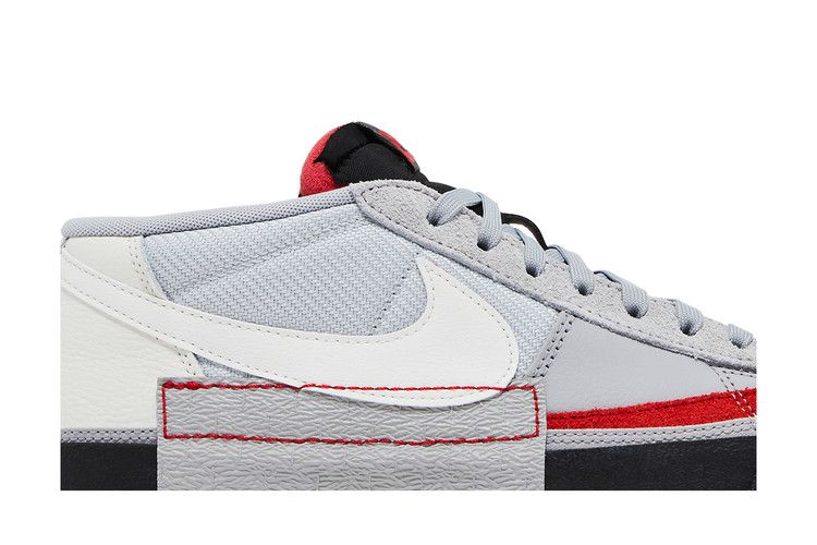 Кроссовки Nike Blazer Low Pro Club 'Wolf Grey University Red'