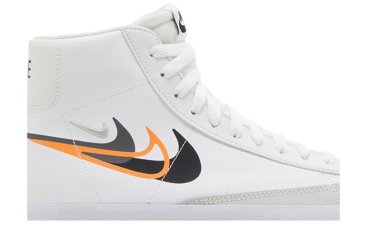 Кроссовки Nike Blazer Mid Next Nature GS 'Multi-Swoosh - White Bright Mandarin'