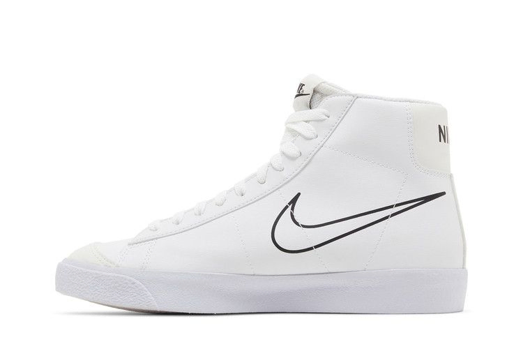 Кроссовки Nike Blazer Mid Next Nature GS 'Multi-Swoosh - White Bright Mandarin'