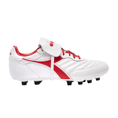 Diadora Brasil OG LT T MDPU FG 'White Milano Red'